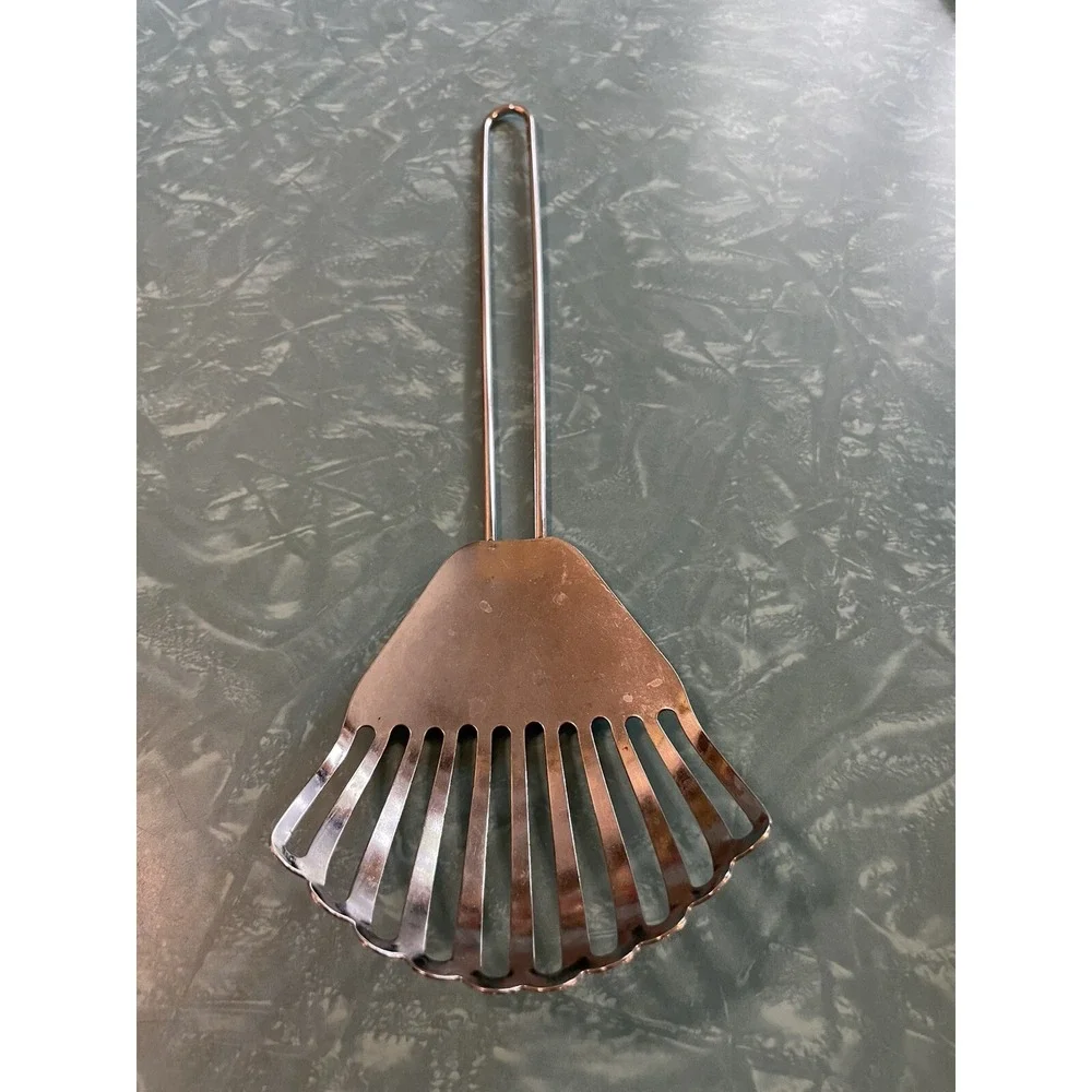 Vintage SLOTTED STRAINER SPOON 12